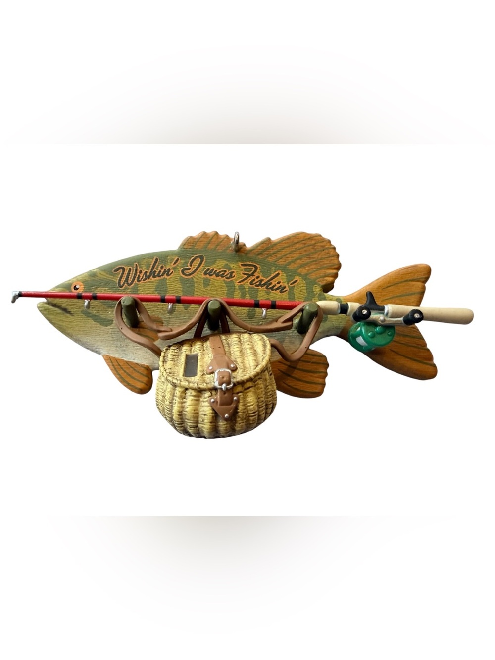 Hallmark Wishin I Was Fishin Ornament